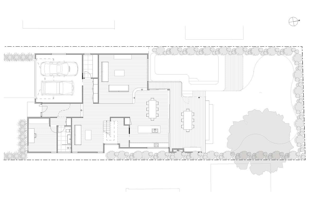 contemporary home floor plan