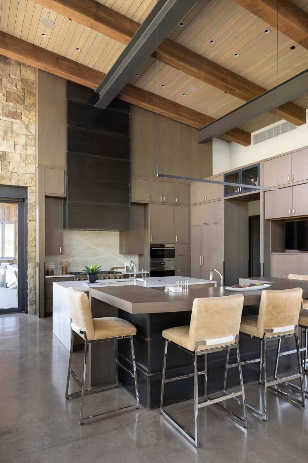 An unbelievable modern ranch house with views of the San Juan Mountains