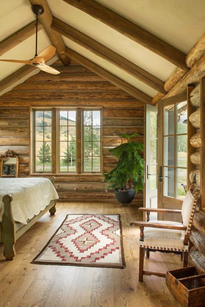 See a phenomenal mountain rustic dream home in Paradise Valley, Montana - Rustic Mountain Home Textiles