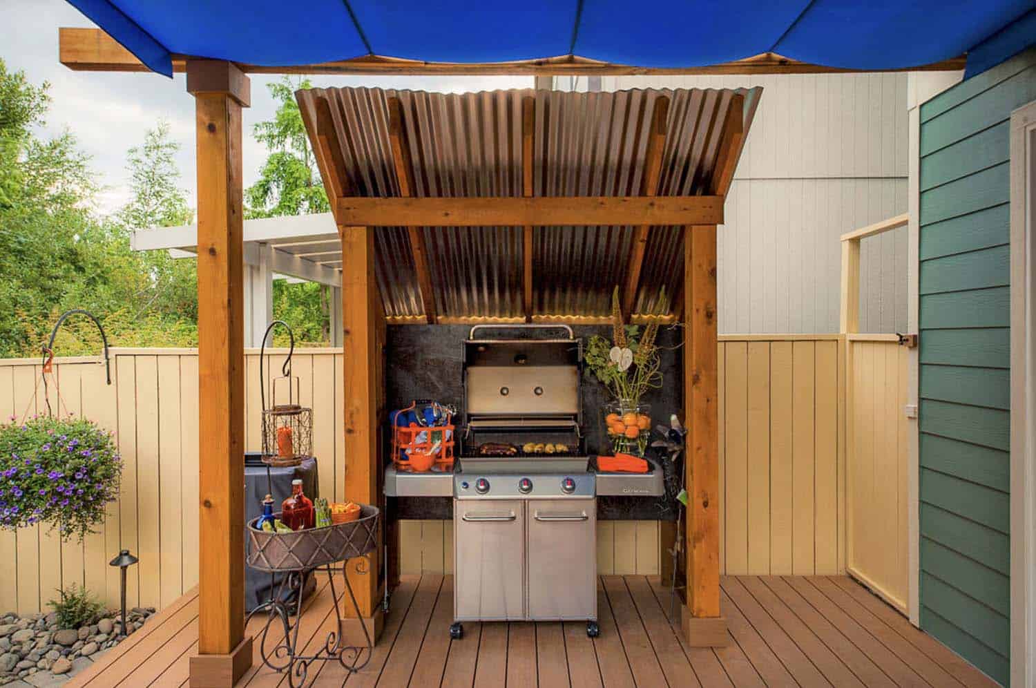 Outdoor grilling station ideas best sale