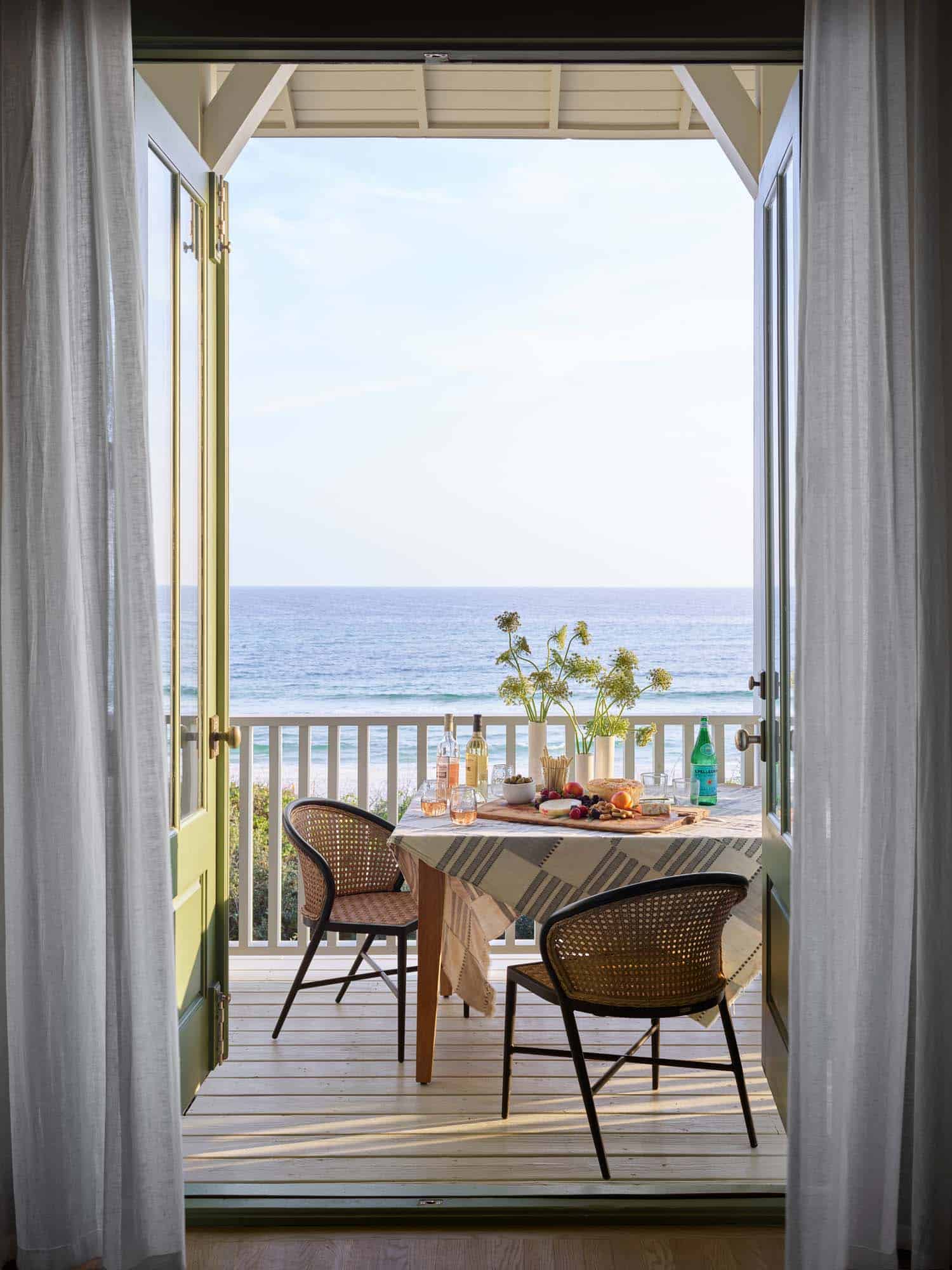 beach house balcony