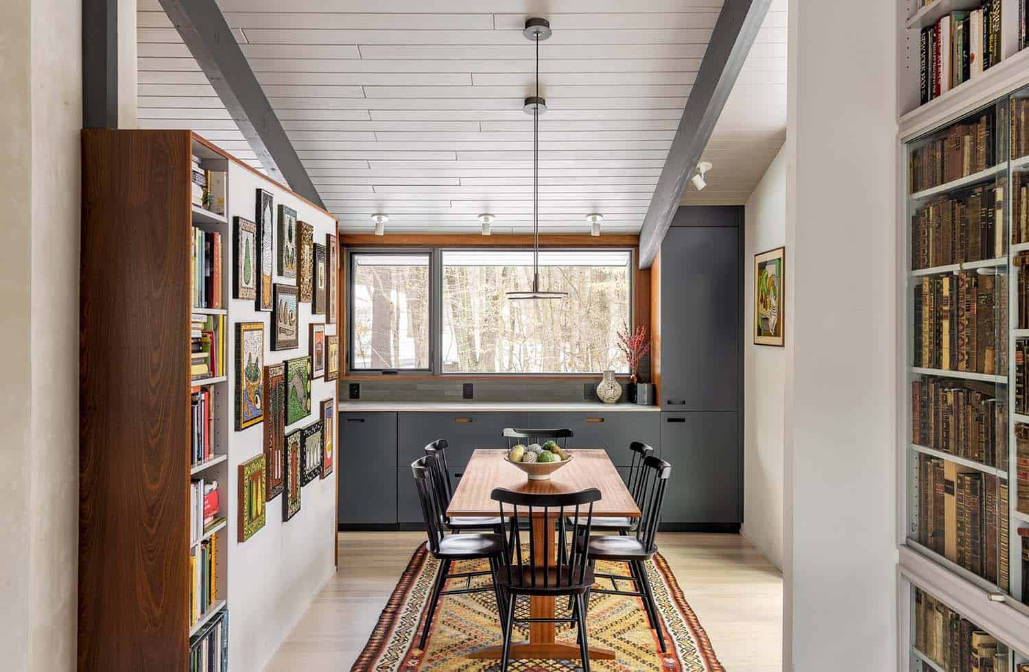 midcentury modern dining room