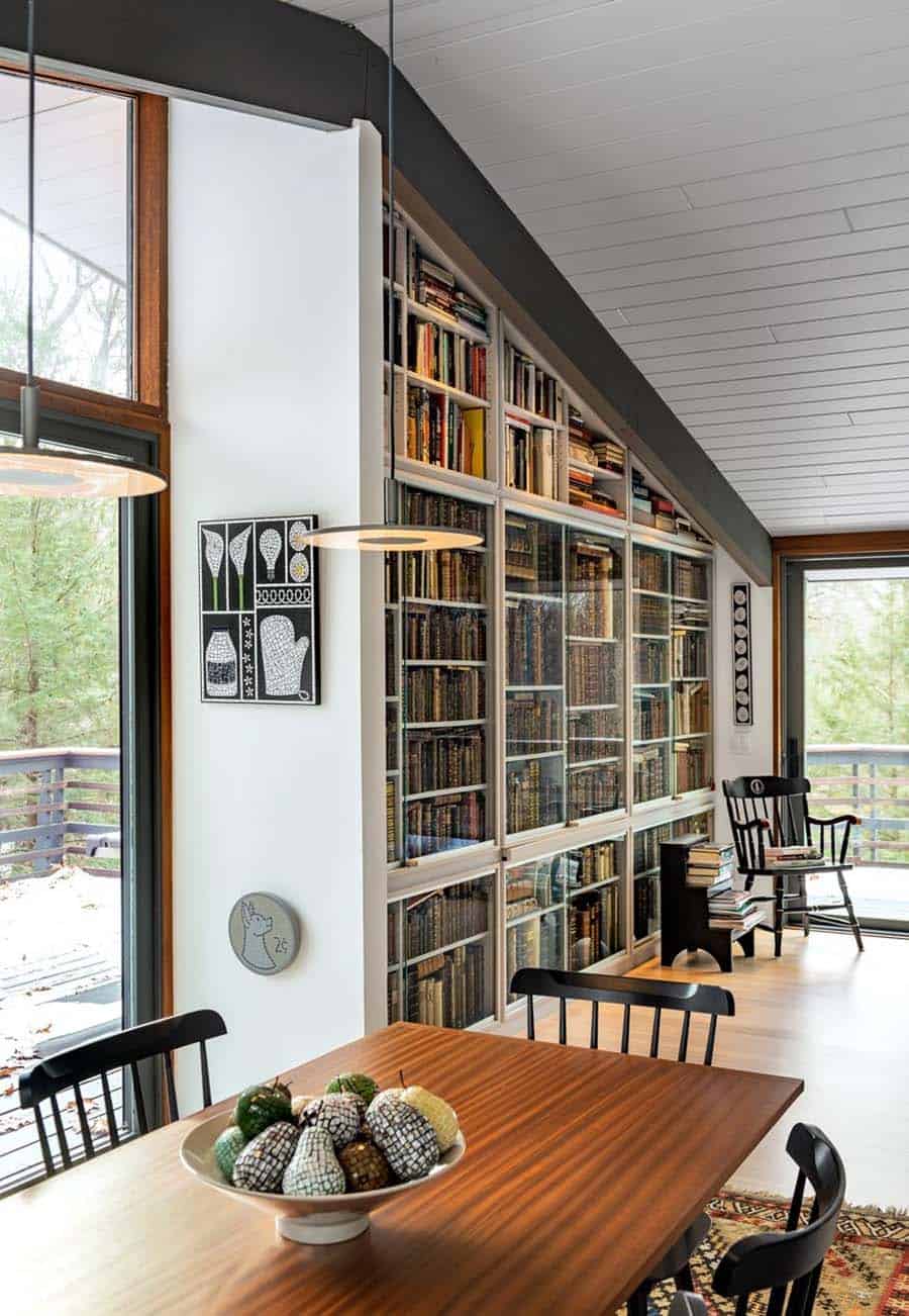 midcentury modern dining room