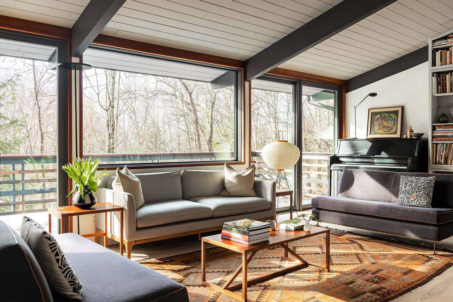 midcentury modern living room