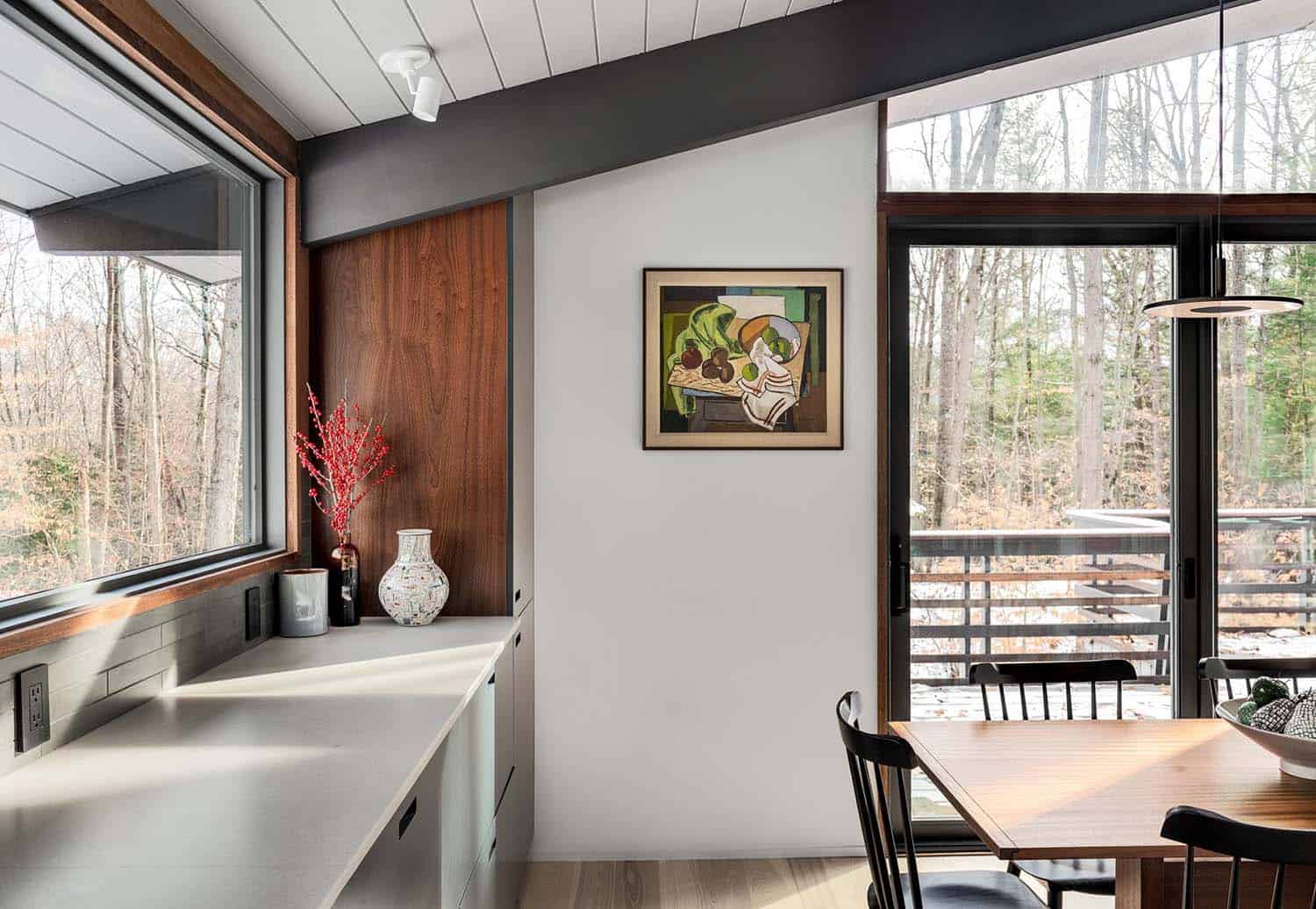 midcentury modern dining room