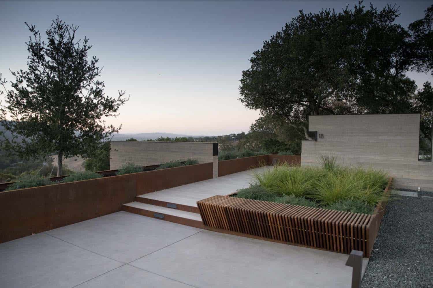 midcentury patio