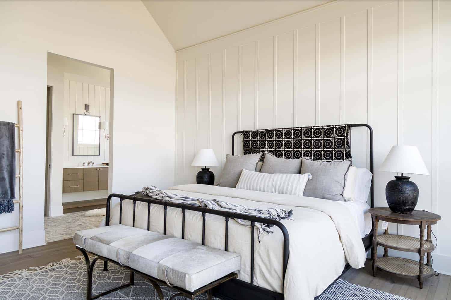 farmhouse style bedroom