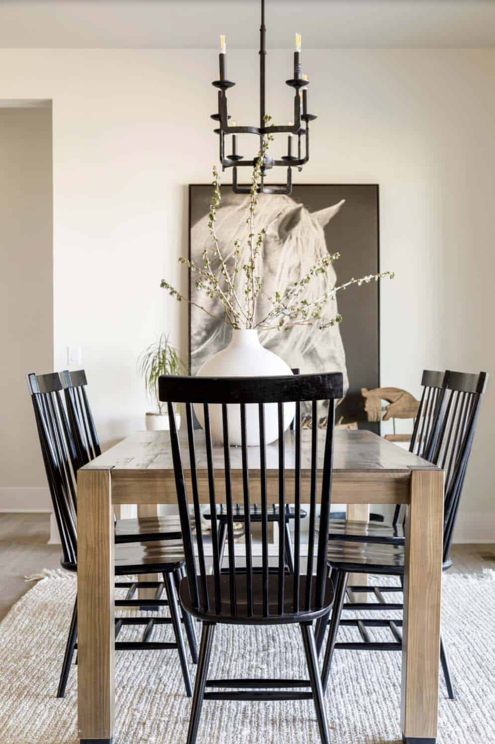 farmhouse style dining room