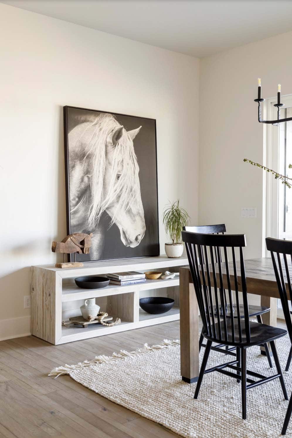 farmhouse style dining room