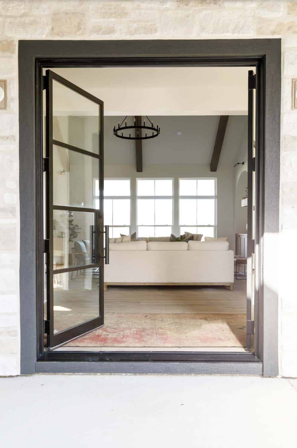 farmhouse style home entry
