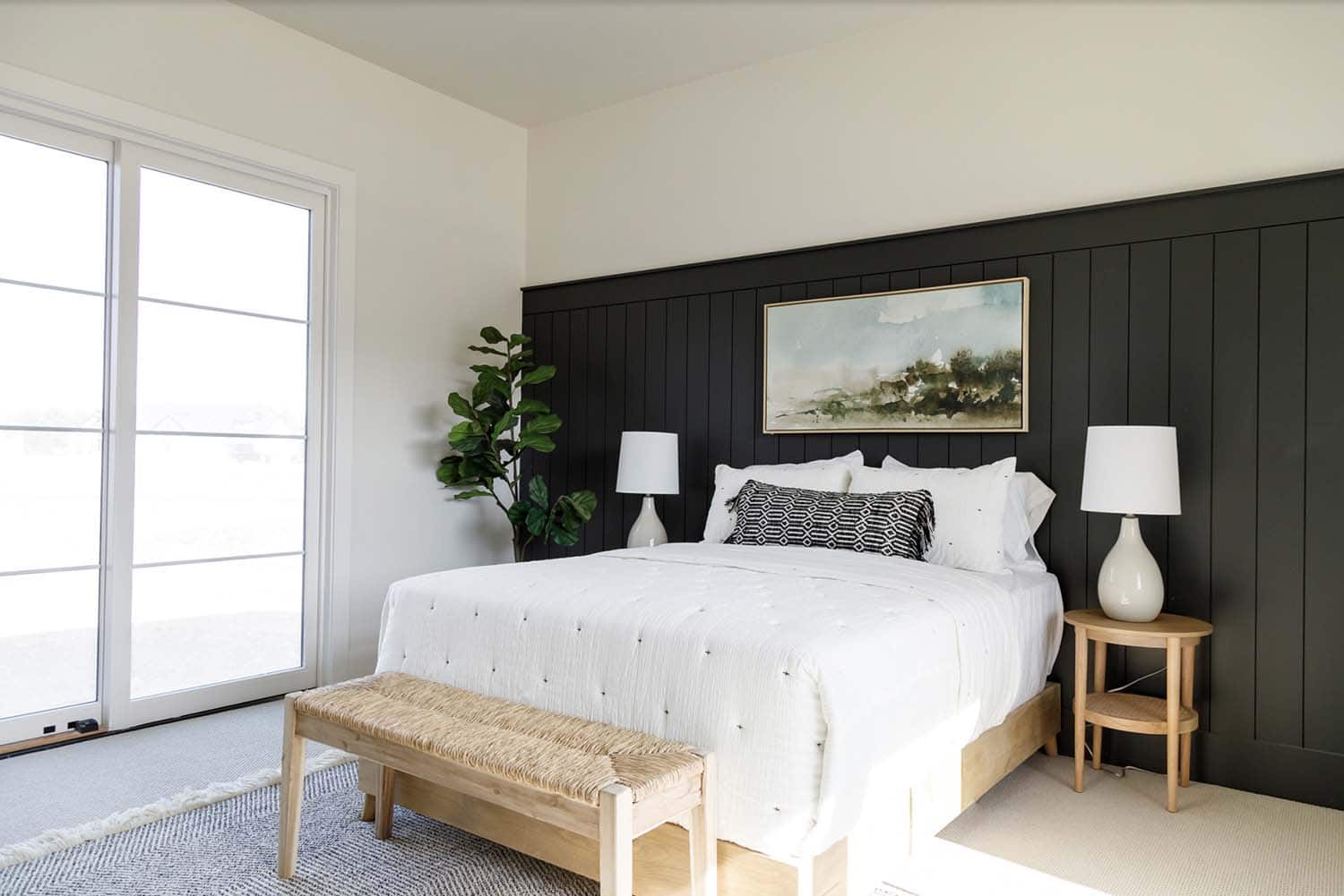 farmhouse style bedroom