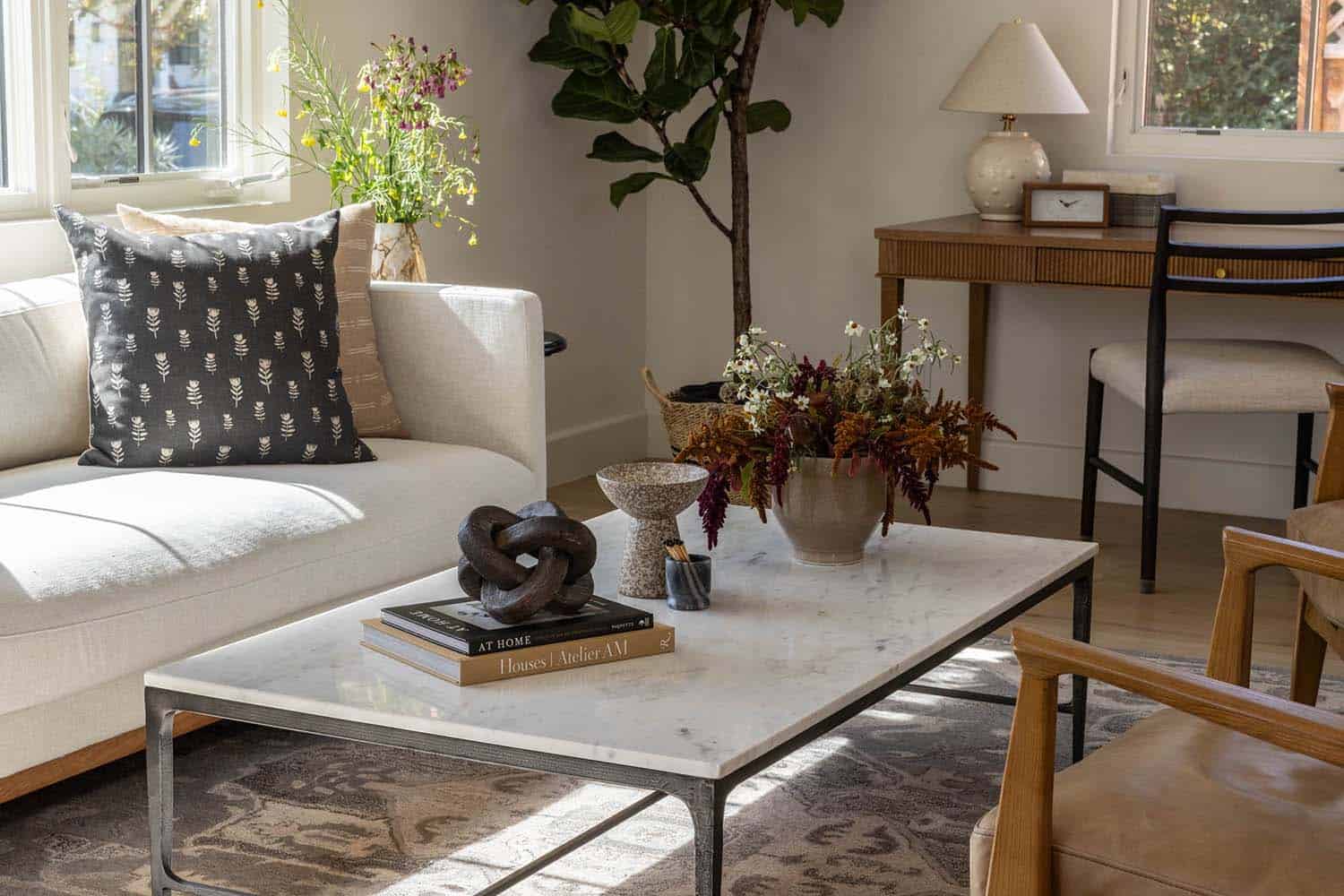 transitional style home office