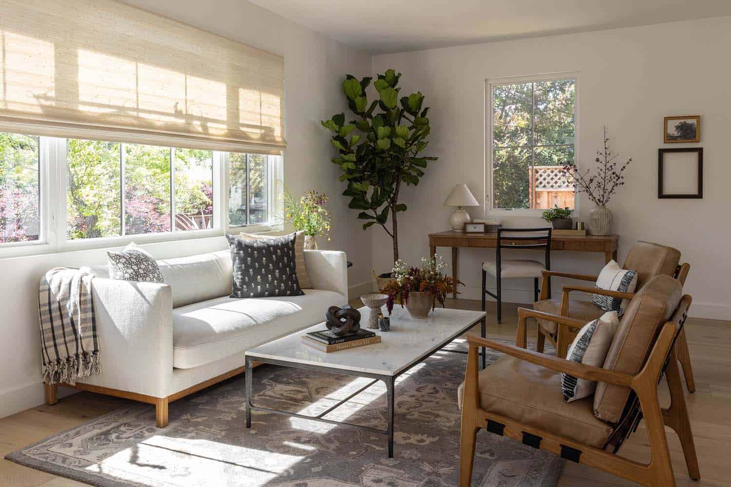 transitional style home office