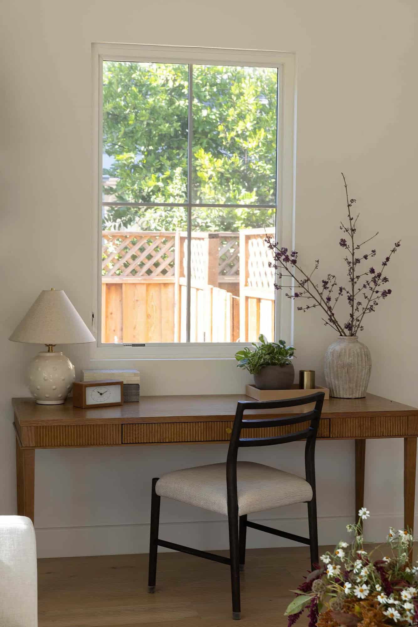 transitional style home office