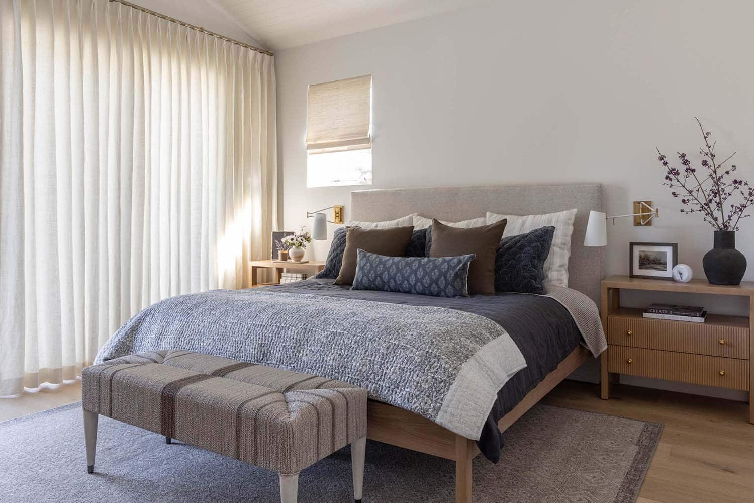 transitional style bedroom