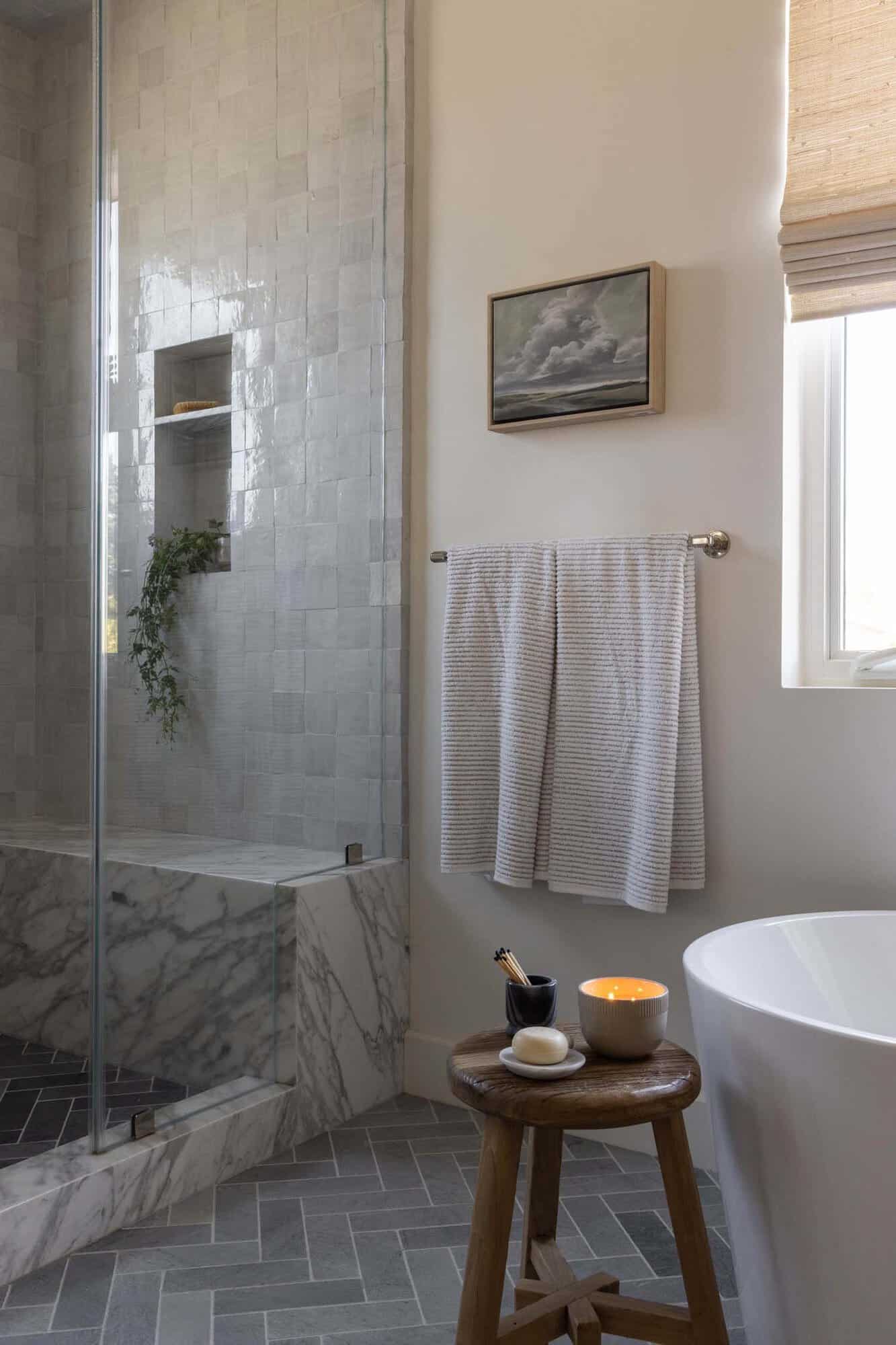 transitional style bathroom