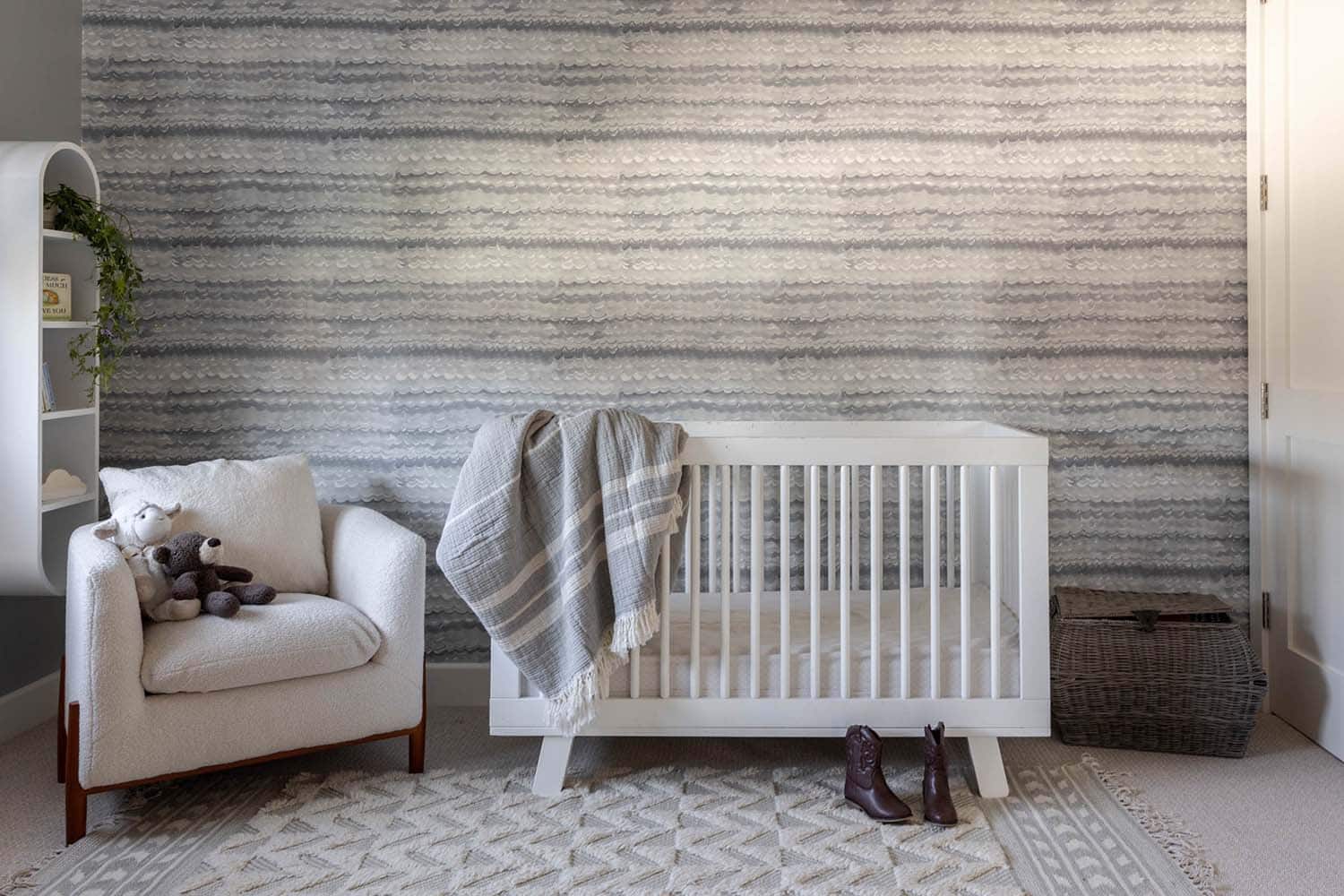 transitional style nursery