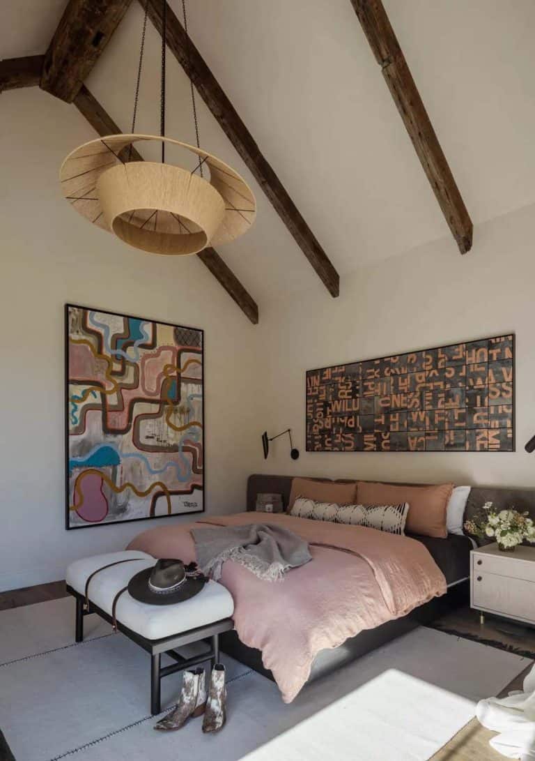 Inside a dreamy Idaho mountain home with modern and rustic details