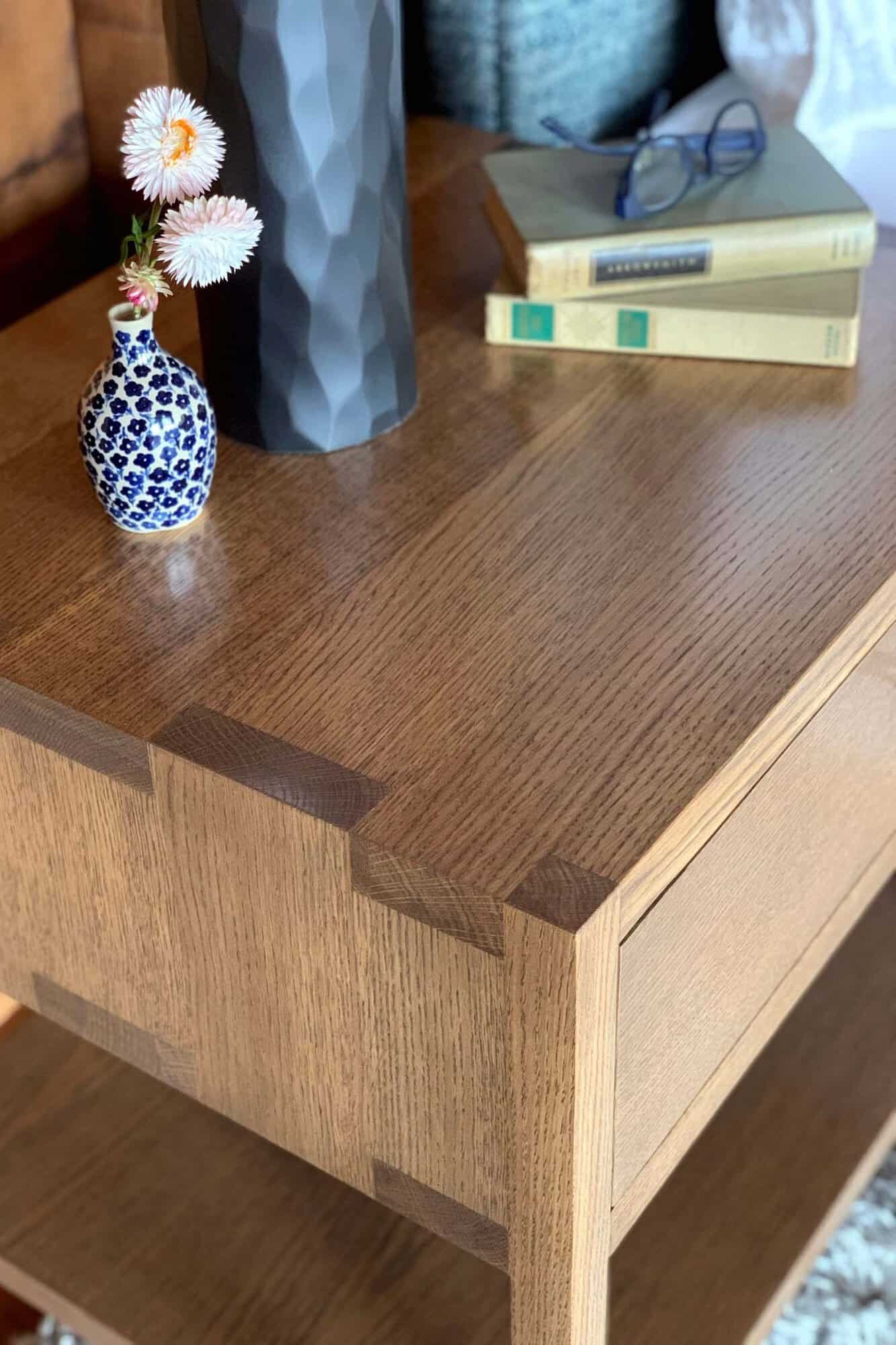 custom bedside table