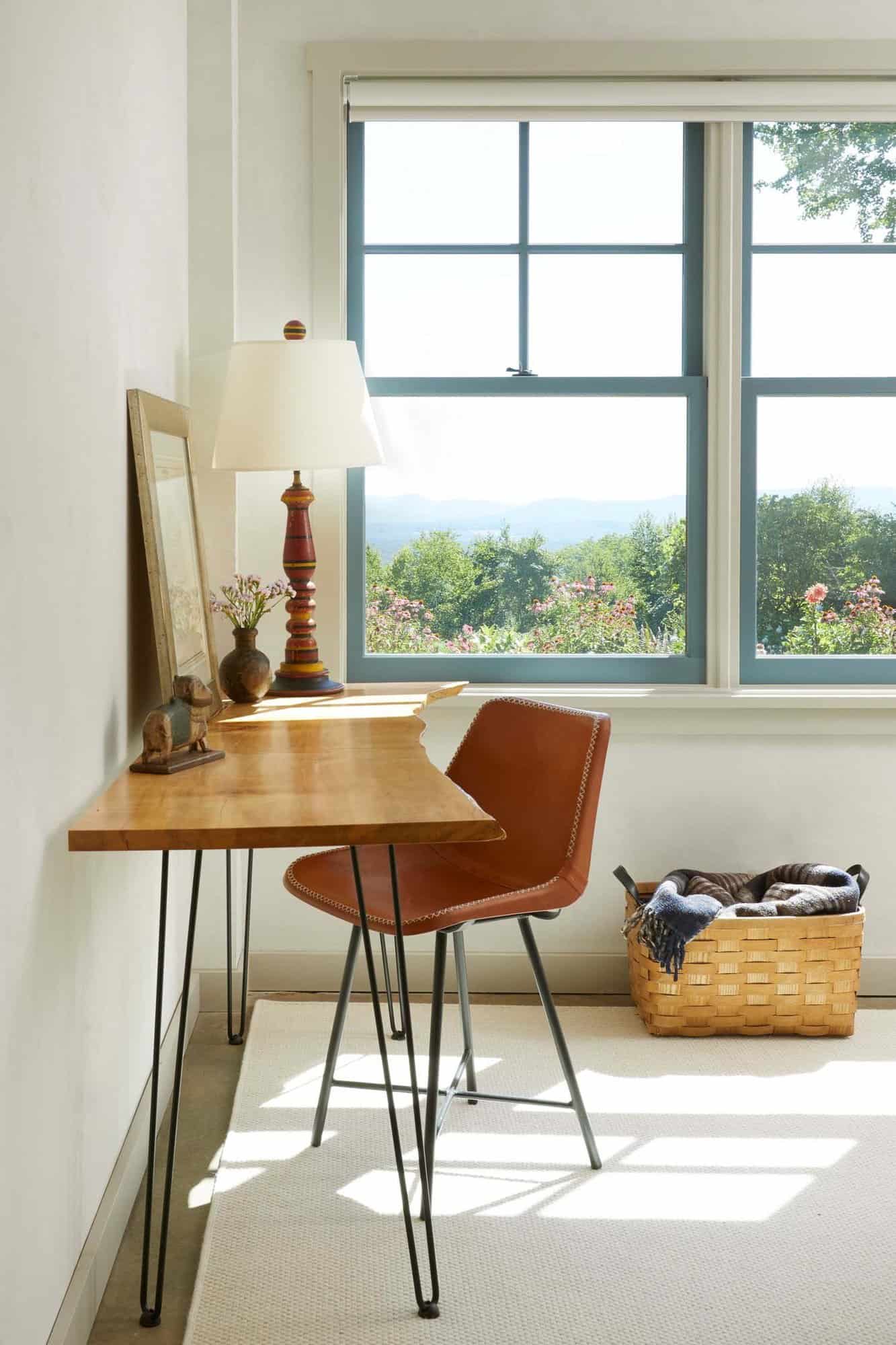 modern rustic guest study