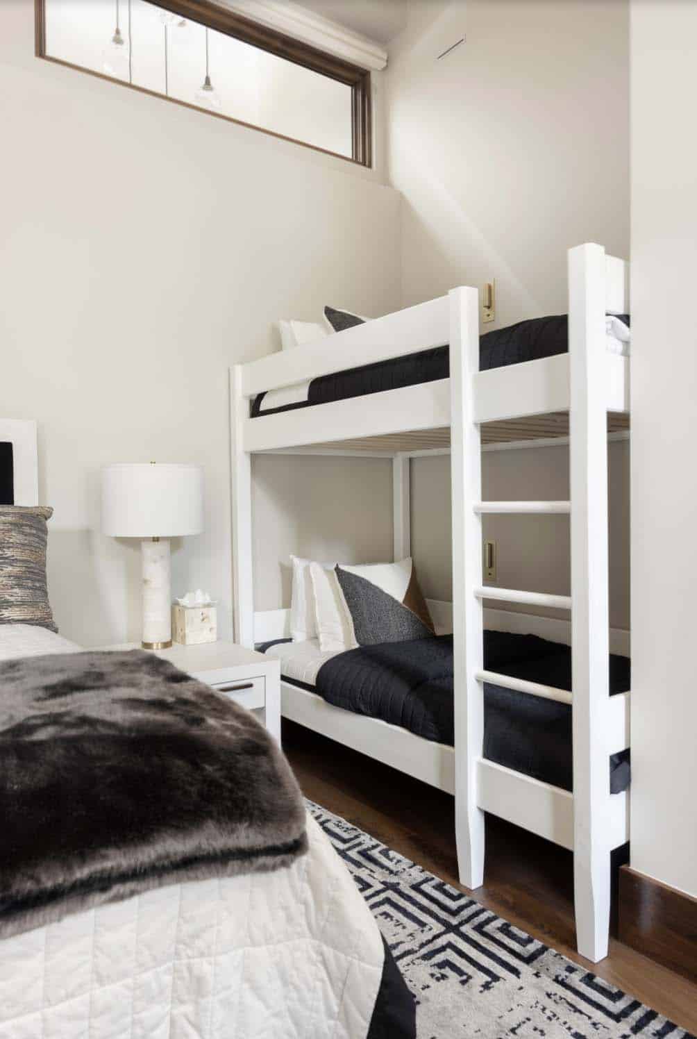 modern bunk bedroom