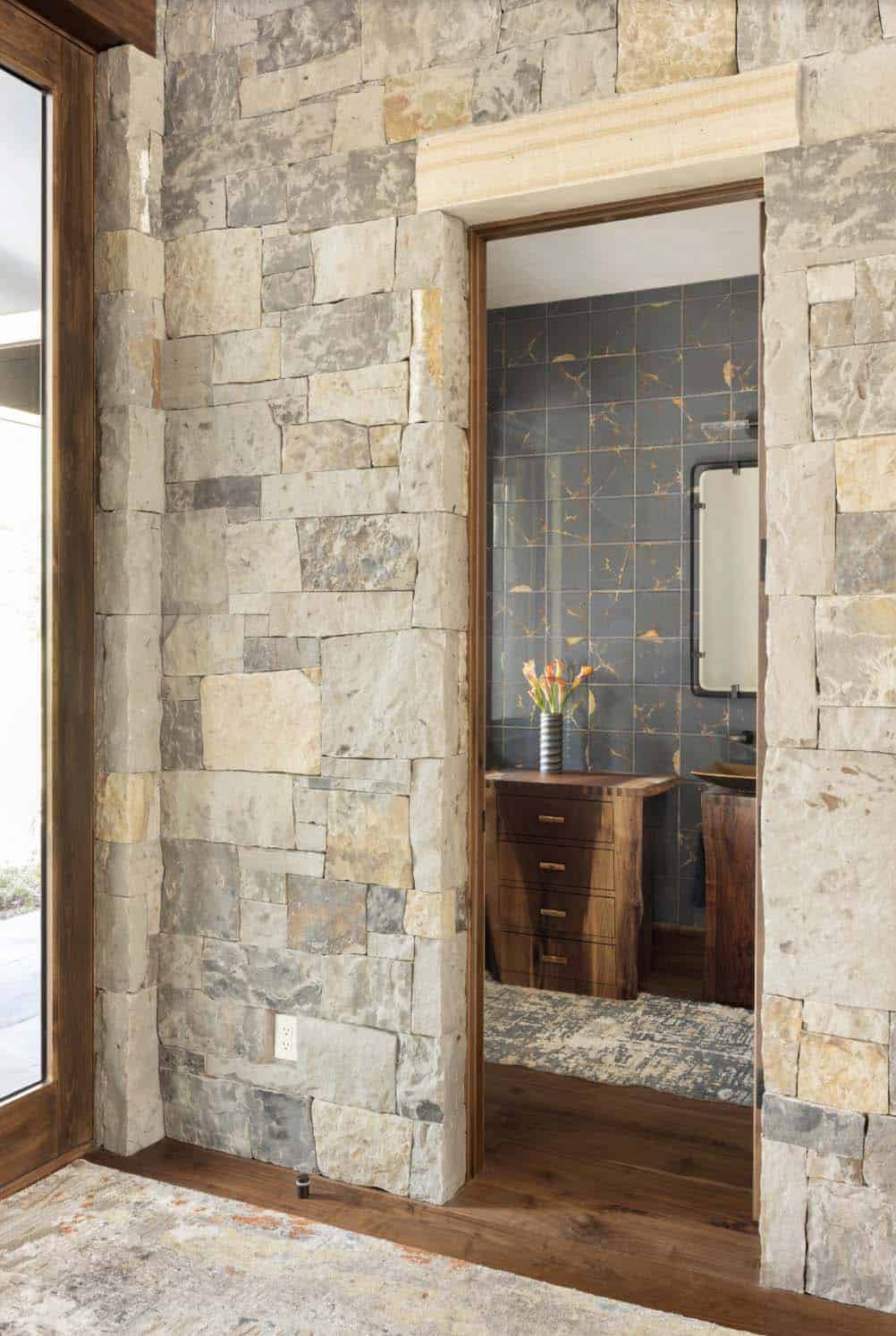 modern powder room