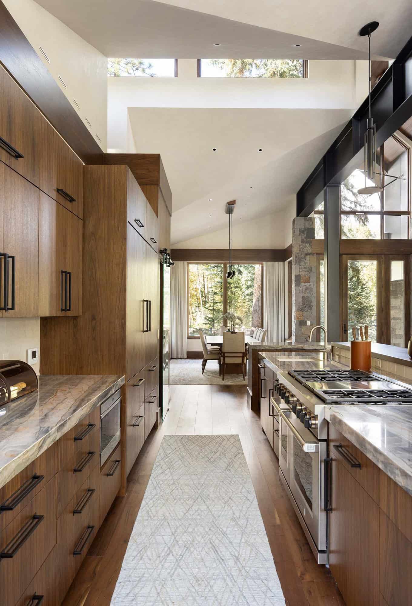 rustic modern kitchen