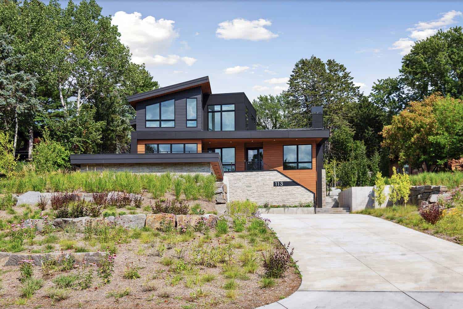 modern home exterior
