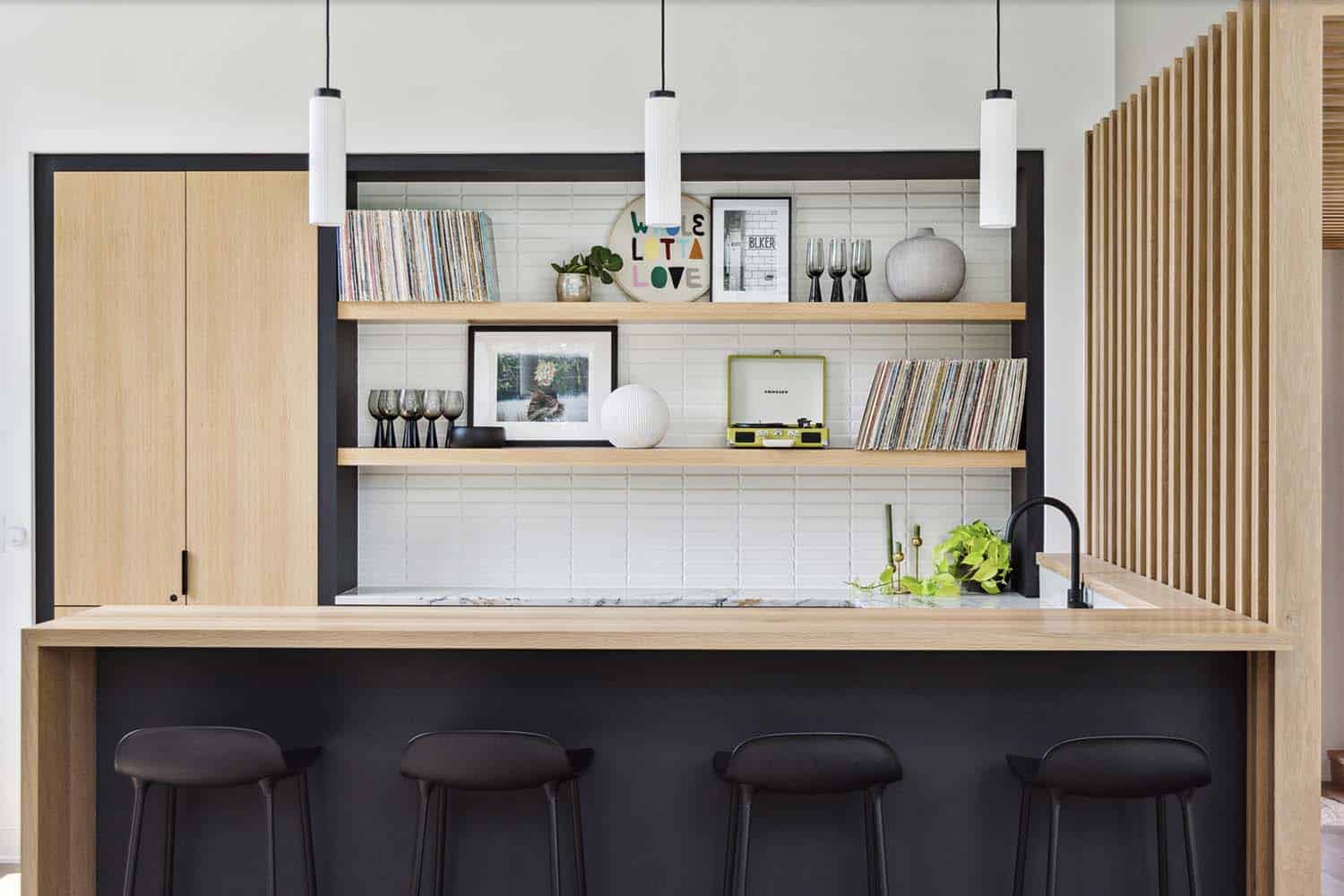 modern home bar