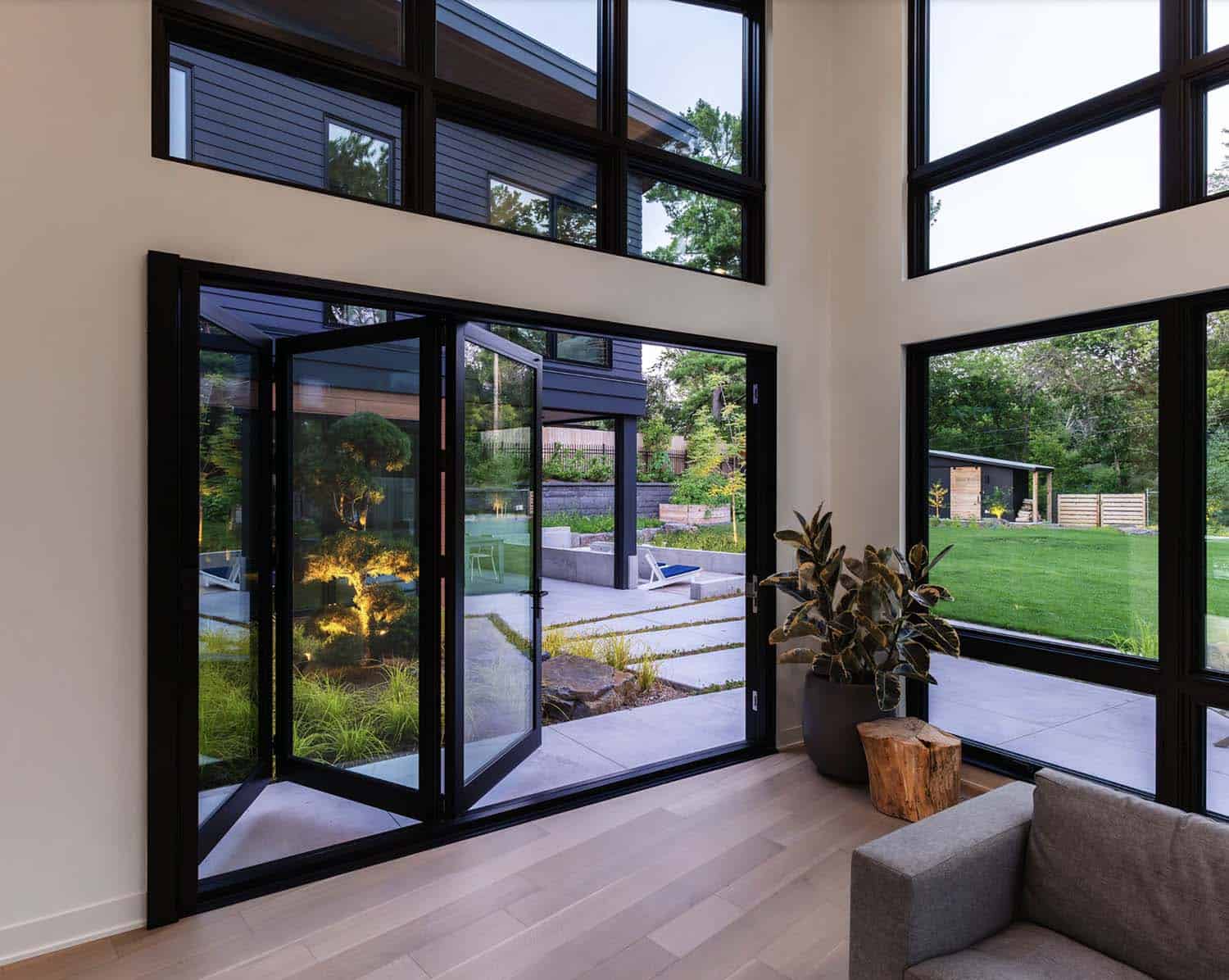 modern home entry
