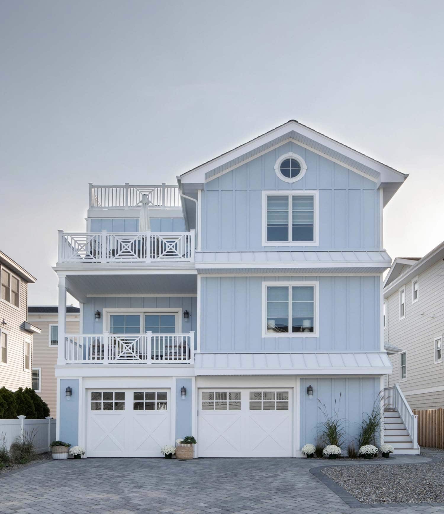 coastal style home exterior