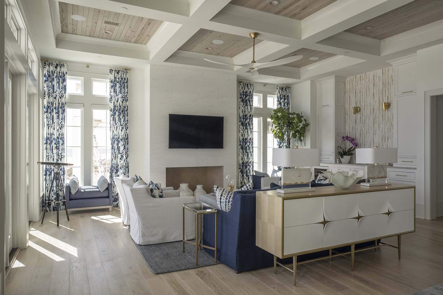 coastal style living room