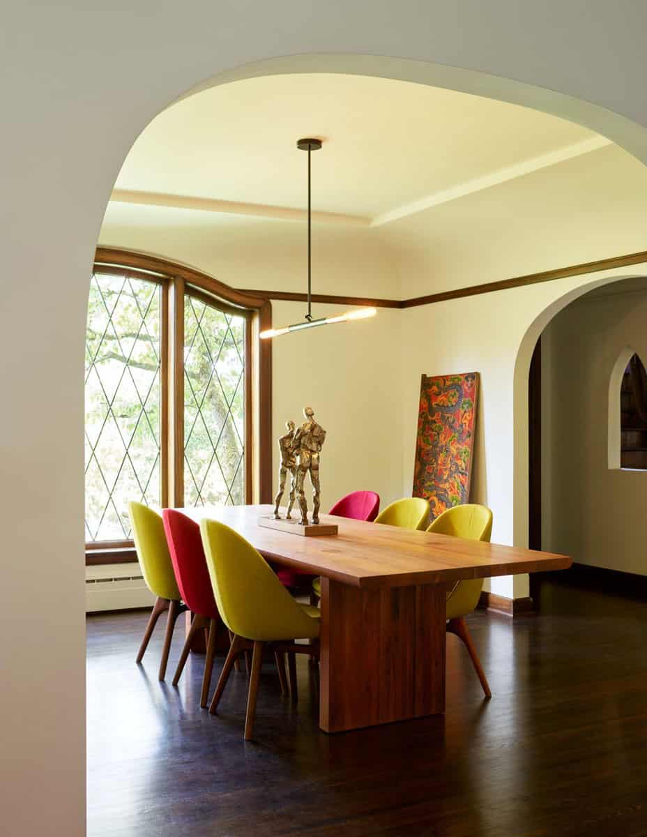 modern dining room