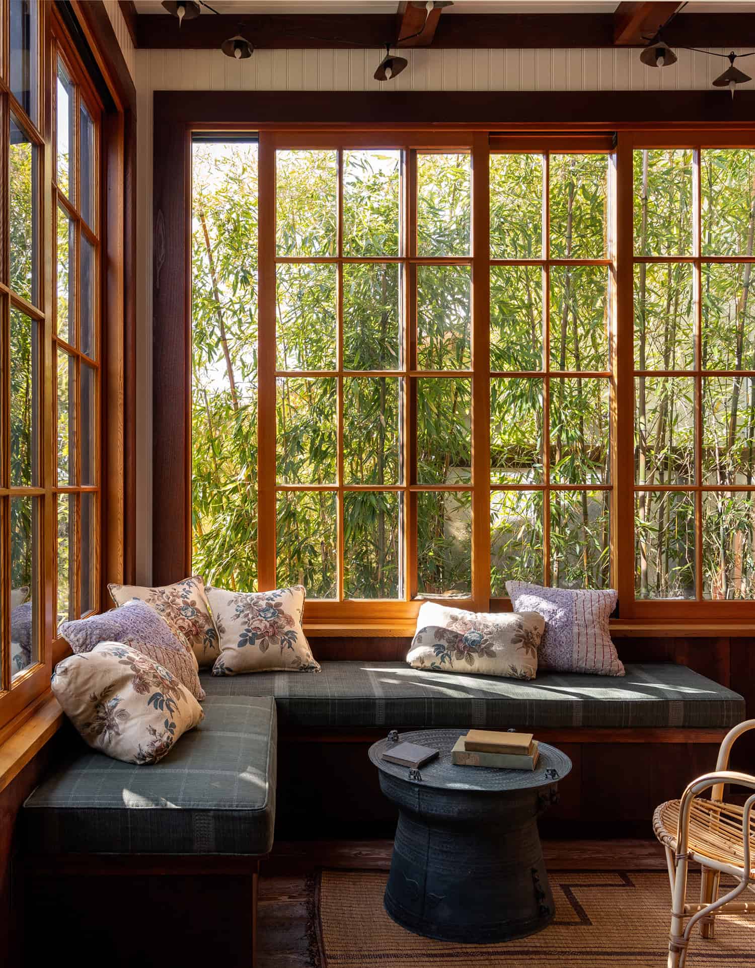 rustic screened porch