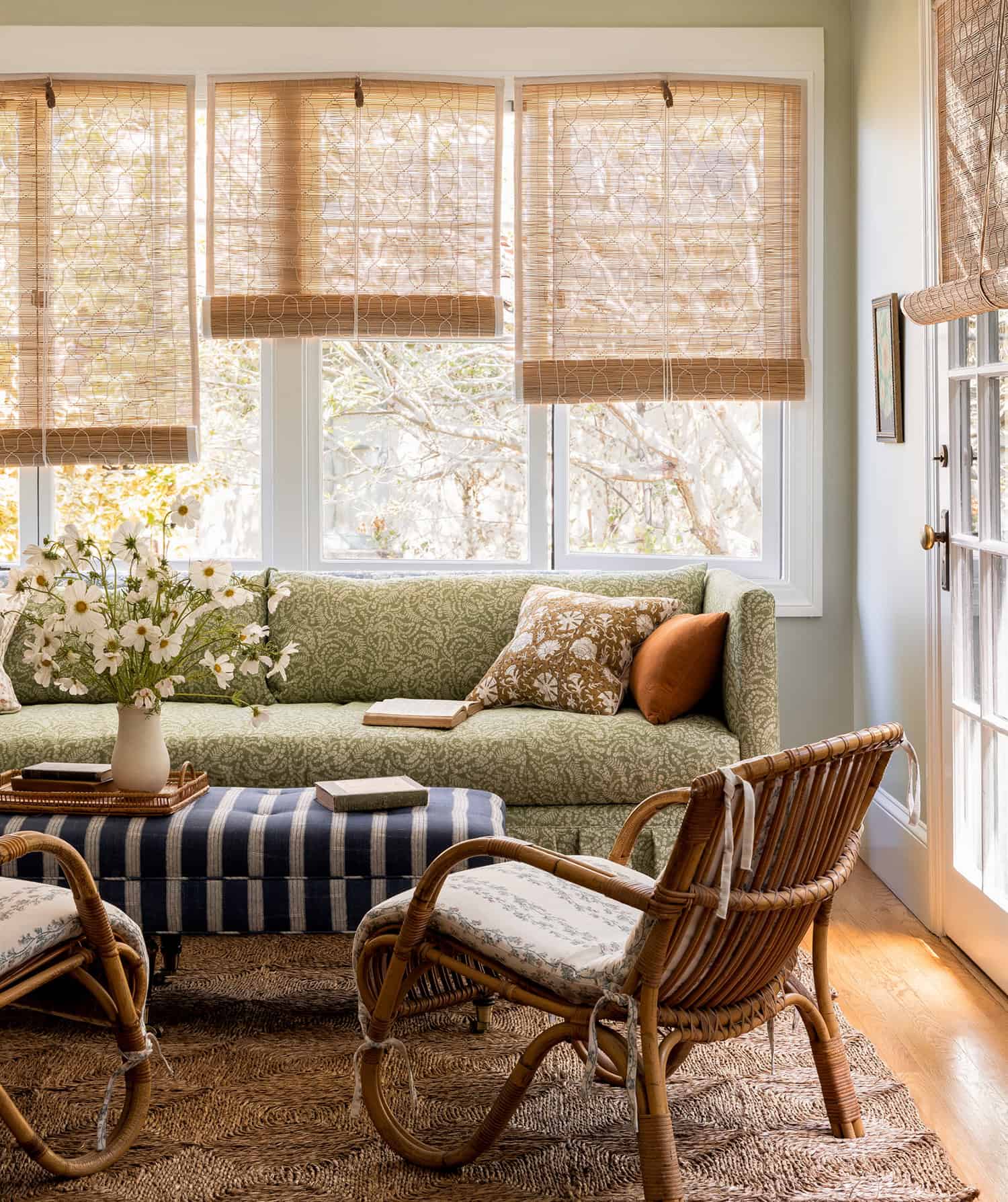 eclectic family room