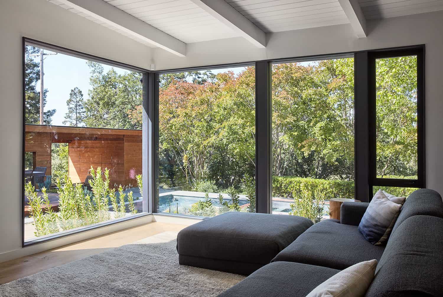mid-century modern family room