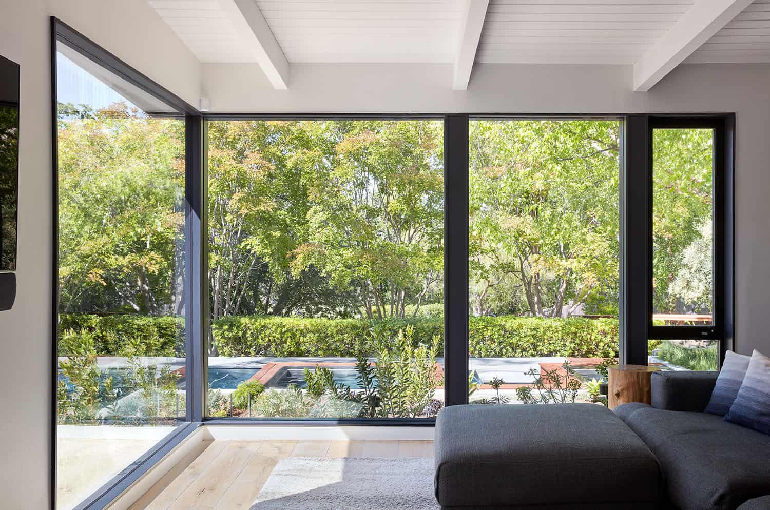 mid-century modern family room