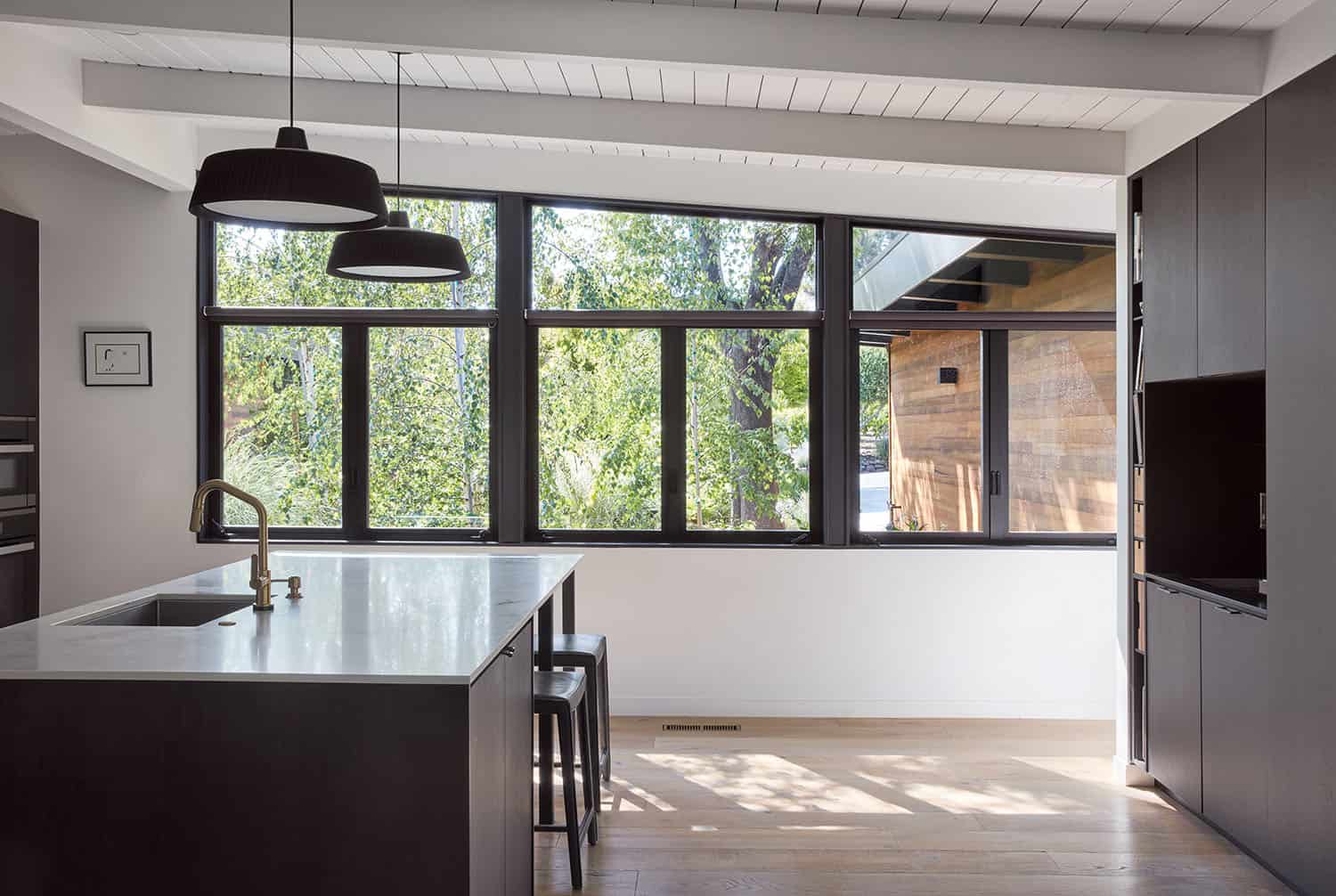 mid-century modern kitchen