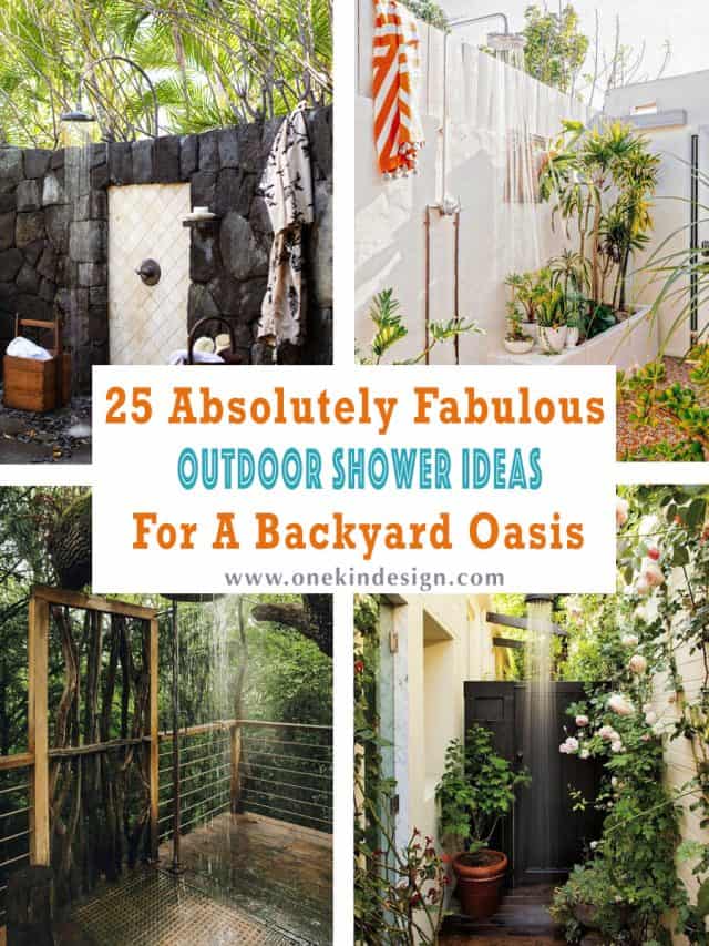 25 Absolutely Fabulous Outdoor Shower Ideas For A Backyard Oasis