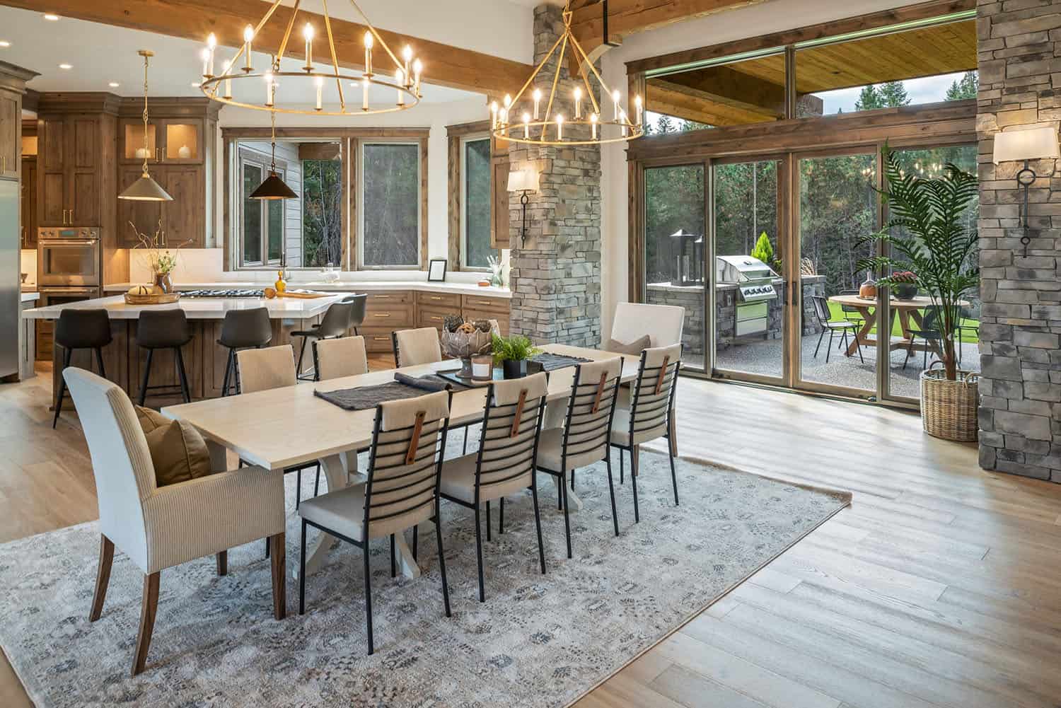 contemporary dining room