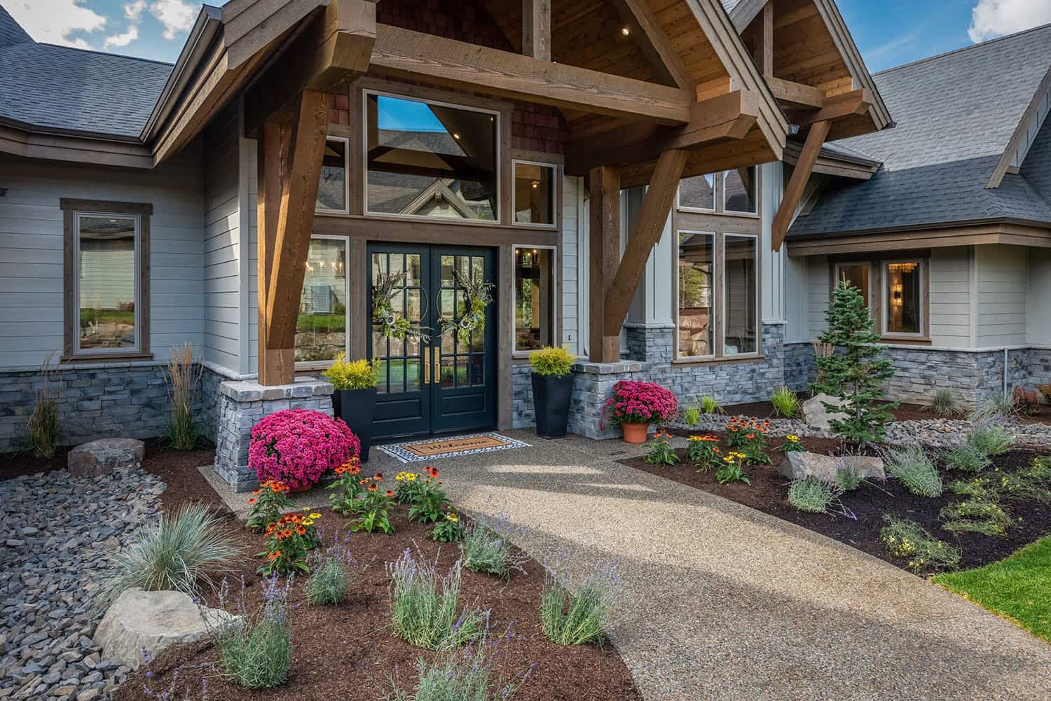 contemporary home exterior