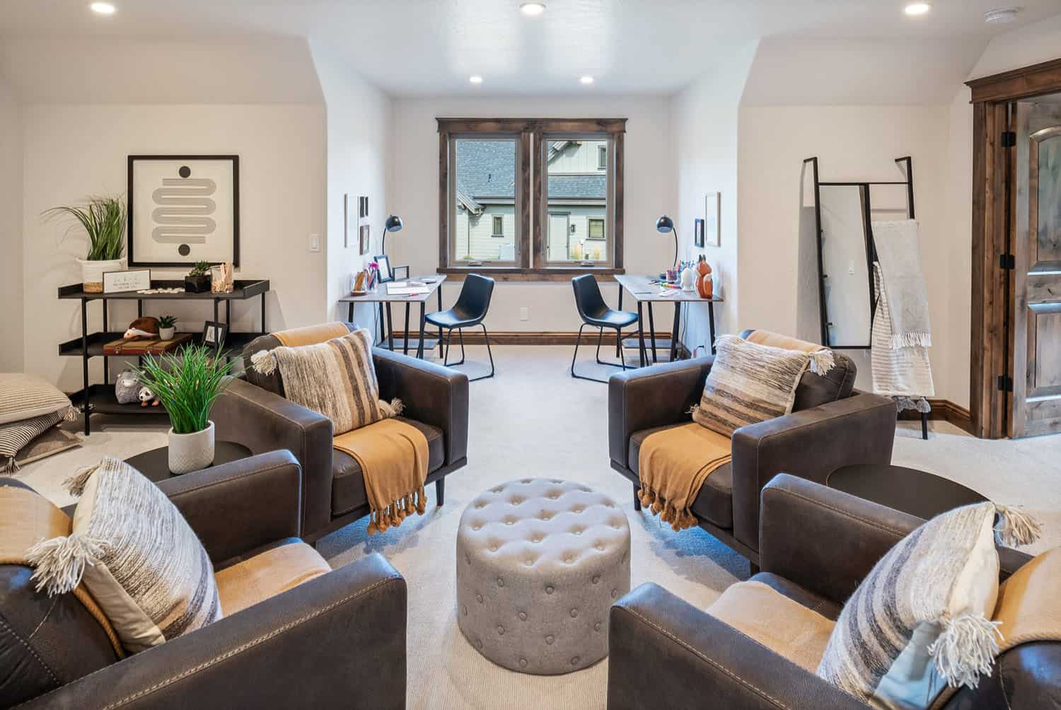 contemporary family room