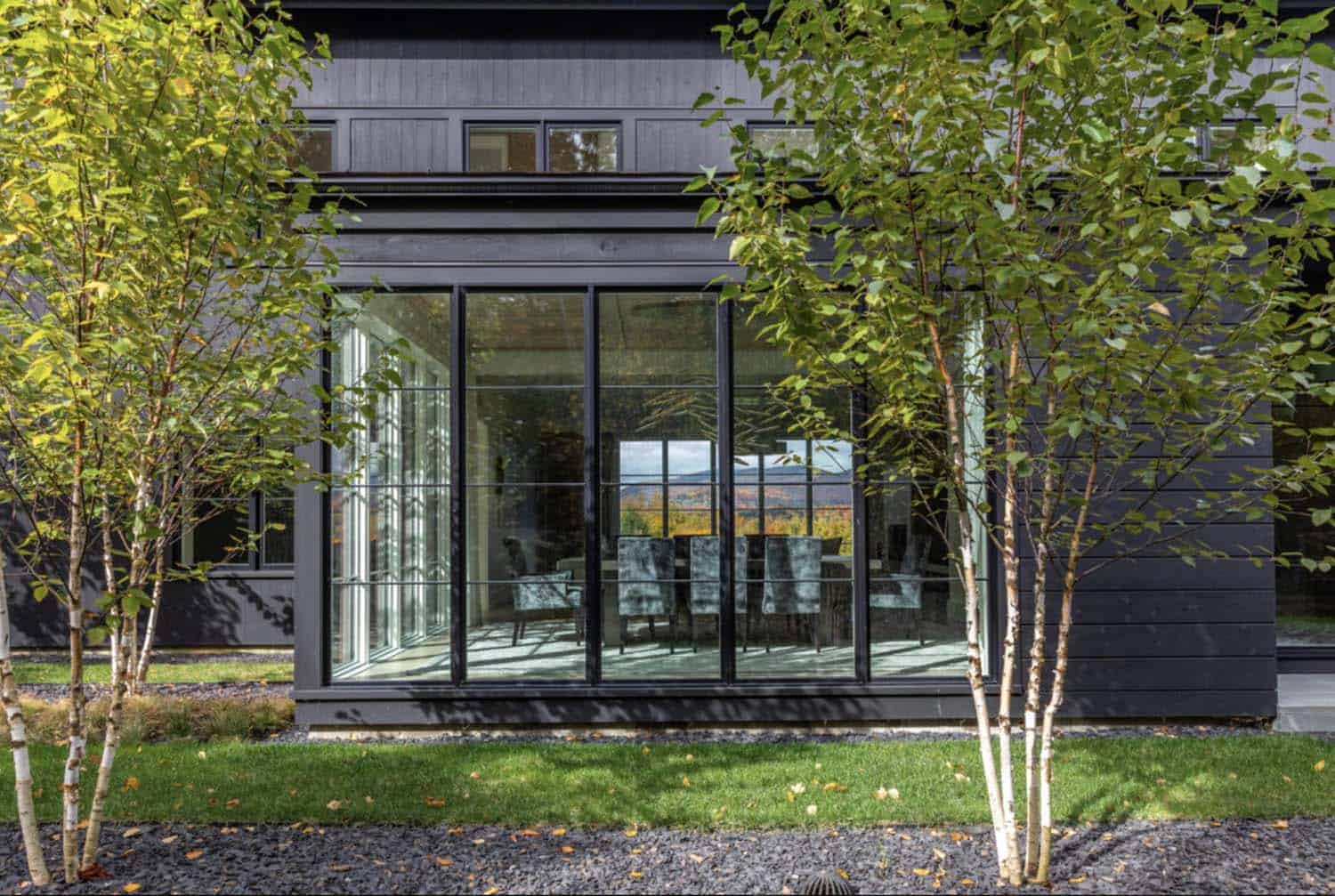 modern farmhouse inspired house exterior
