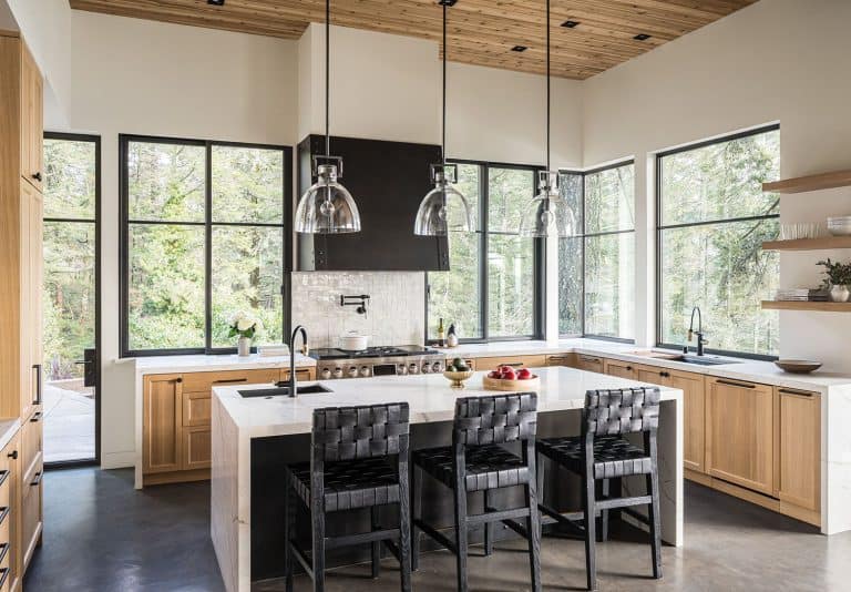 Inside a wine country mountain home with tranquil views over Napa Valley