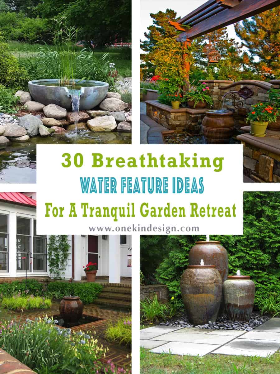 water feature ideas for a tranquil garden retreat