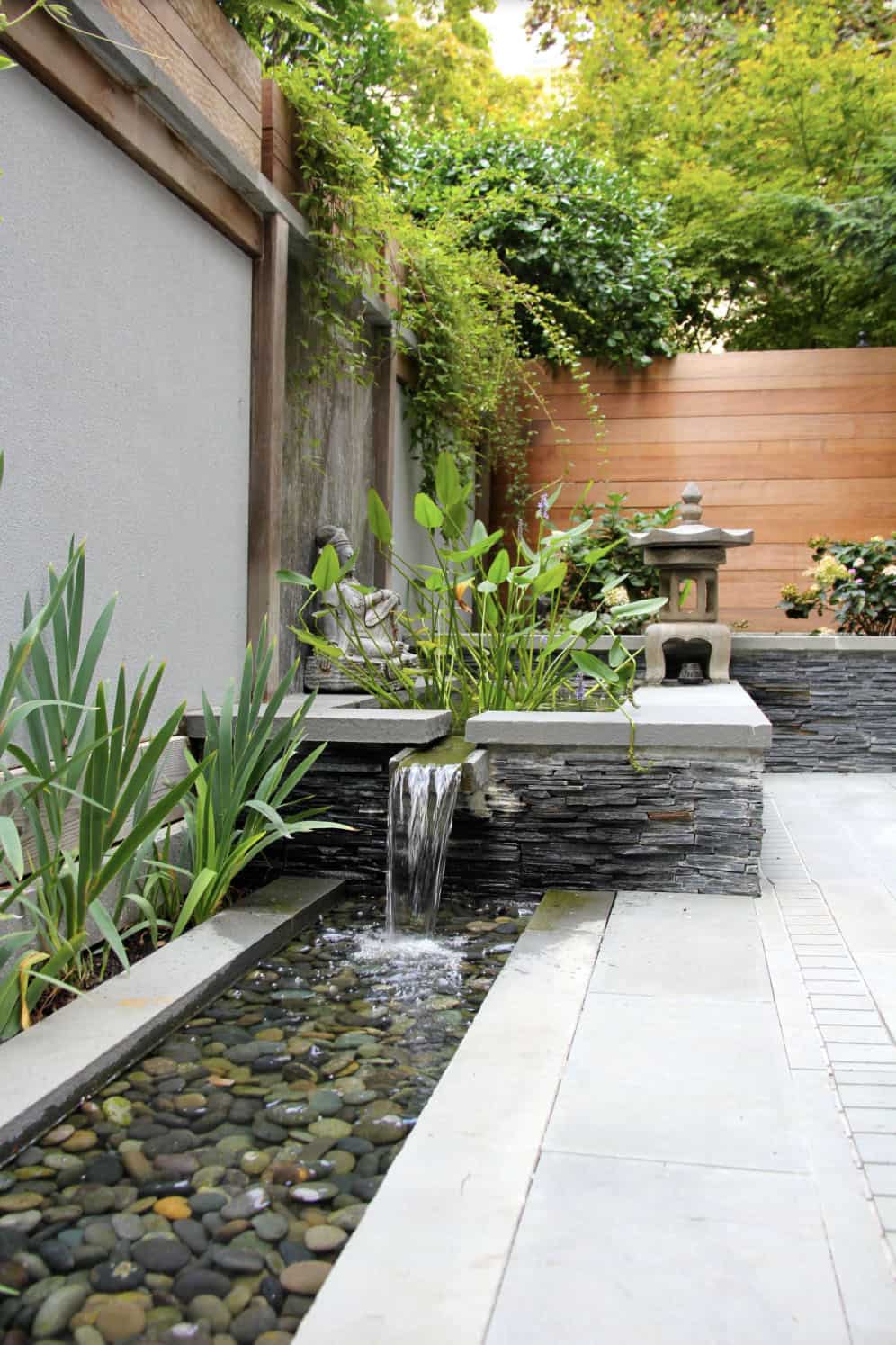 zen garden water feature