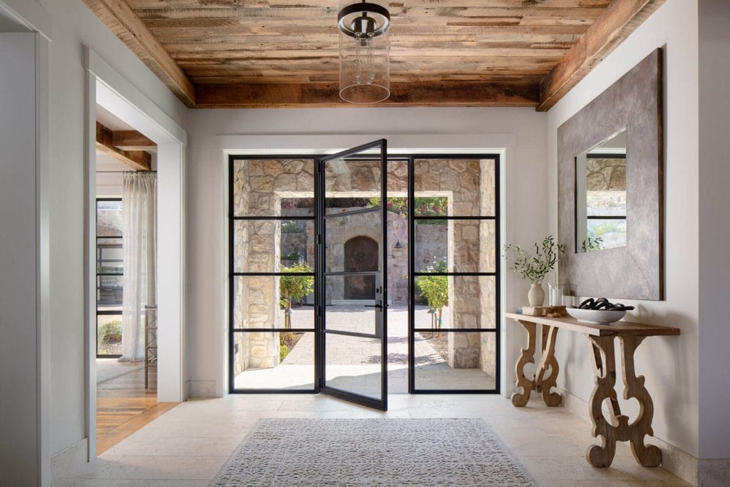 California wine country home has an elevated farmhouse inspired style