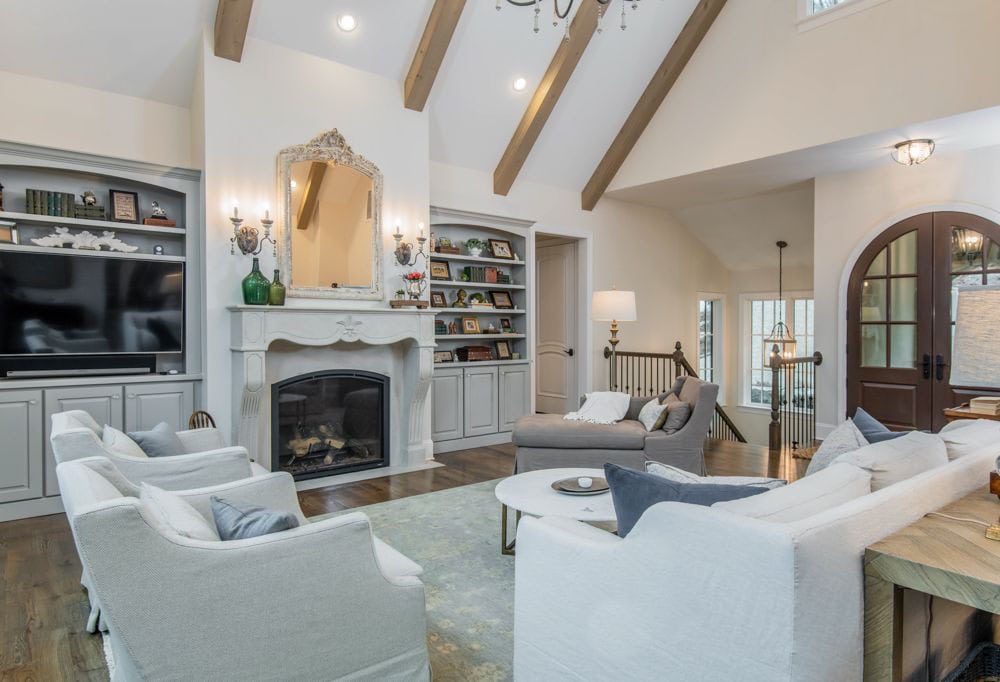 french-country-style-living-room-with-a-fireplace