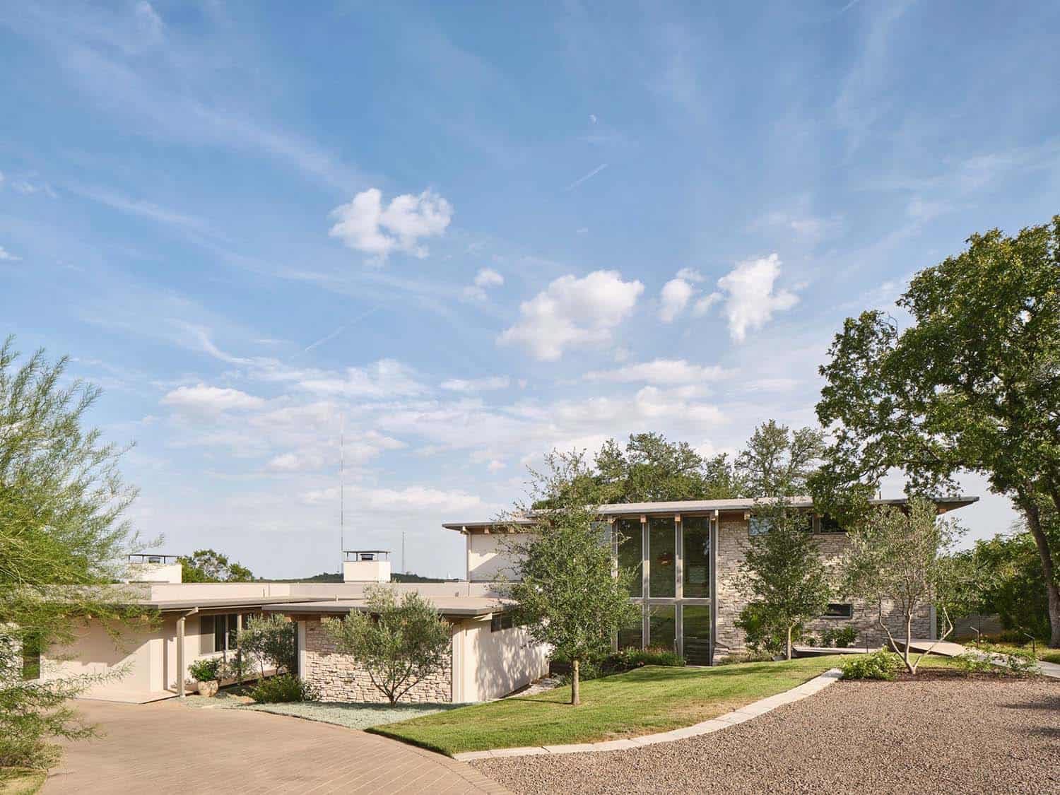 midcentury modern house exterior