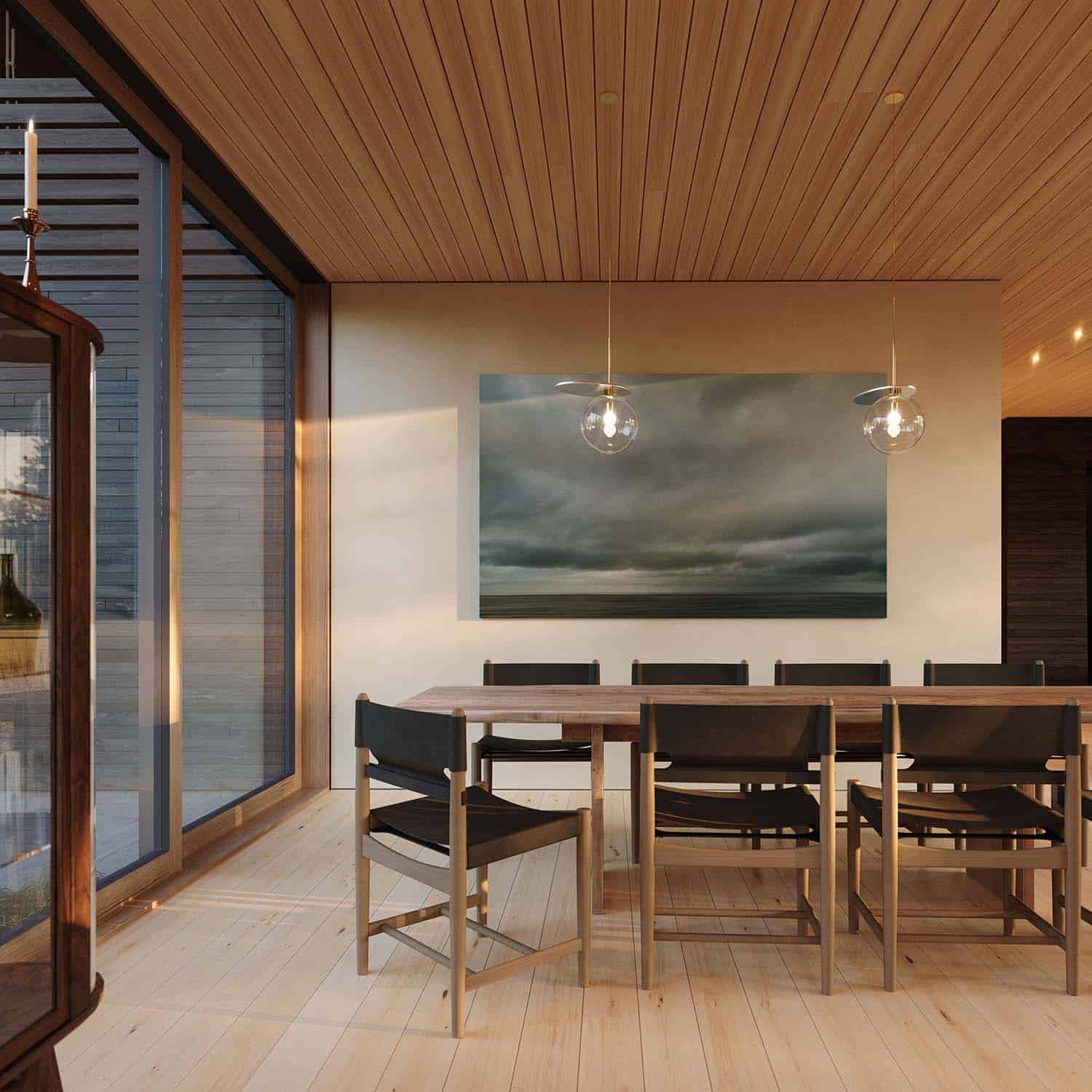 modern dining room